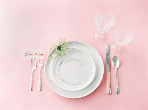 Modern feminine ALL PINK bridal editorial on 100 Layer Cake Inspiration