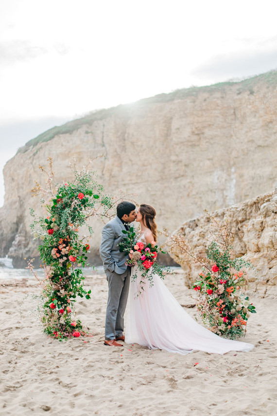 Beach elopement inspiration Inspiration