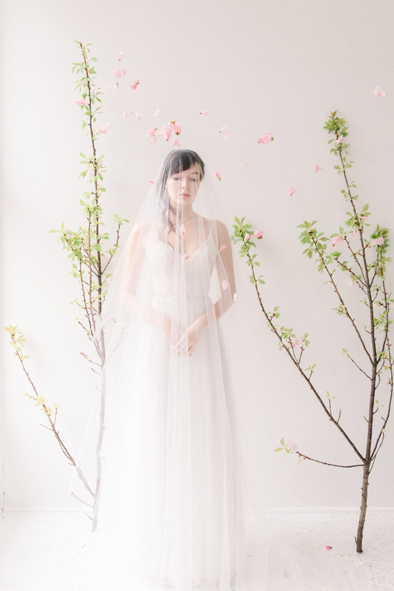 Ethereal stylish blush bridal inspiration