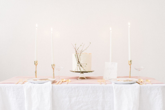 Ethereal stylish blush bridal inspiration