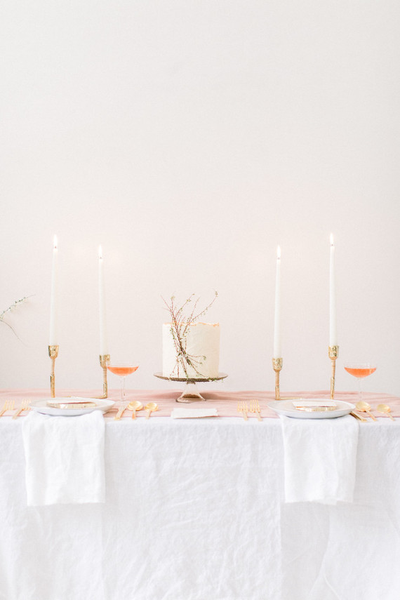 Ethereal stylish blush bridal inspiration