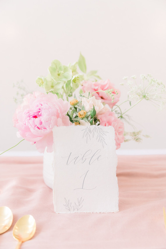 Ethereal stylish blush bridal inspiration