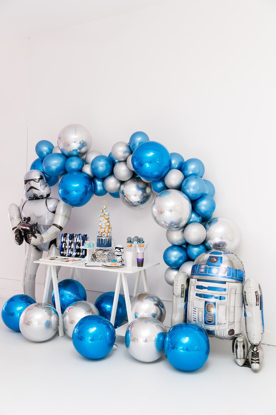 Modern Star Wars birthday party ideas Inspiration