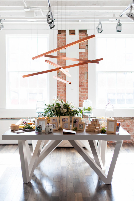 Gender neutral baby shower with DIY wood teether project