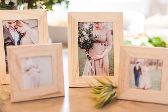 Gender neutral baby shower with DIY wood teether project