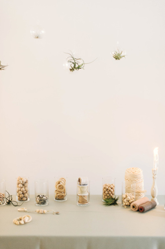 Gender neutral baby shower with DIY wood teether project