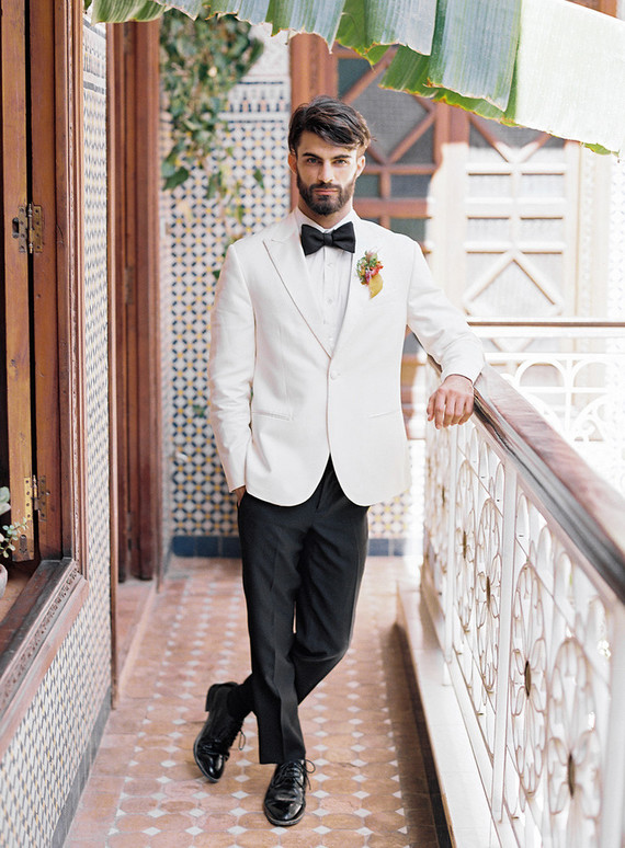 White dinner jacket