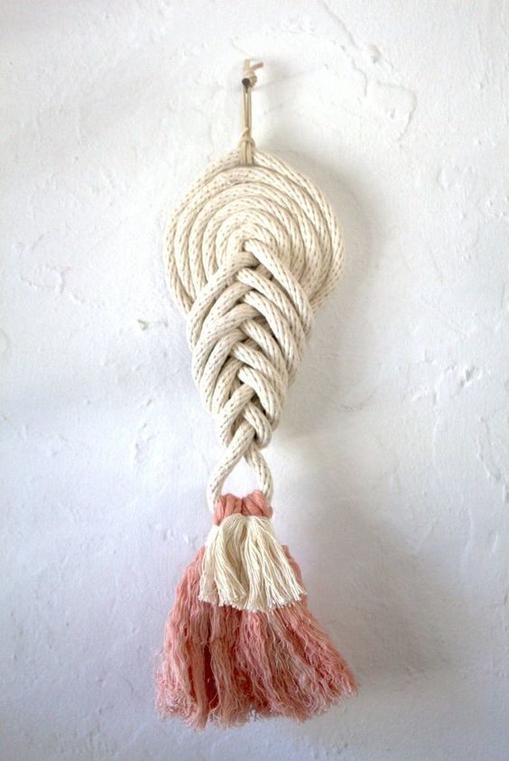 Knotted wall hangings