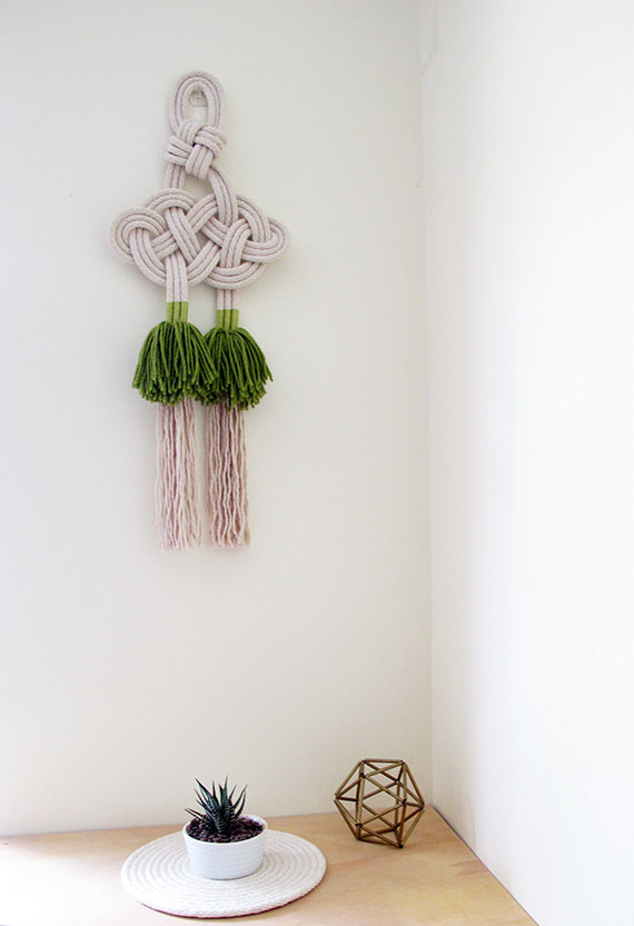 Knotted wall hangings