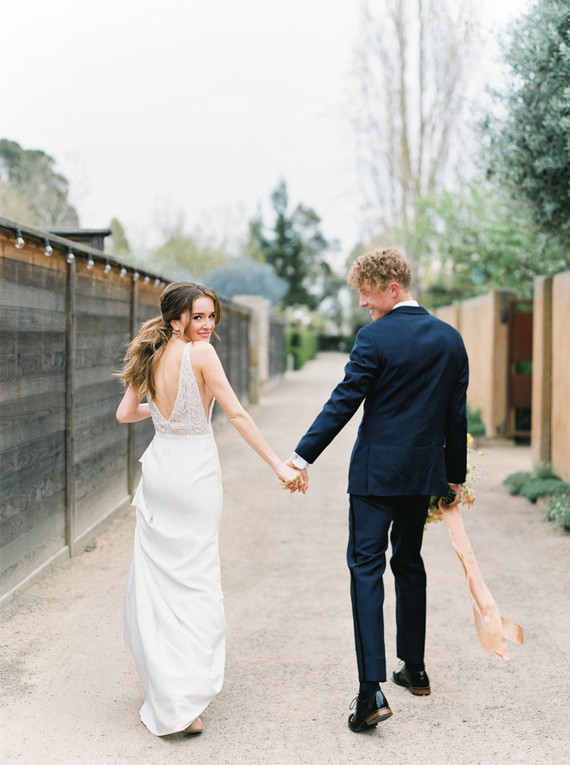 On trend now, a tamarind and pink wedding editorial in Sonoma CA Inspiration