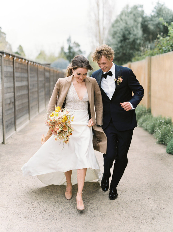 On trend now, a tamarind and pink wedding editorial in Sonoma CA