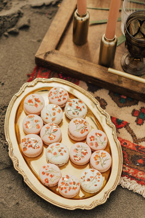 Tropical beach boho vow renewal in Olympic National Park