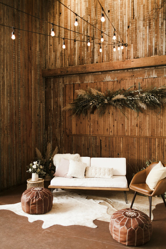 Romantic urban same sex wedding ideas with blush tones
