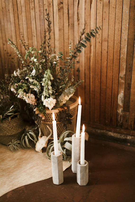 Romantic urban same sex wedding ideas with blush tones