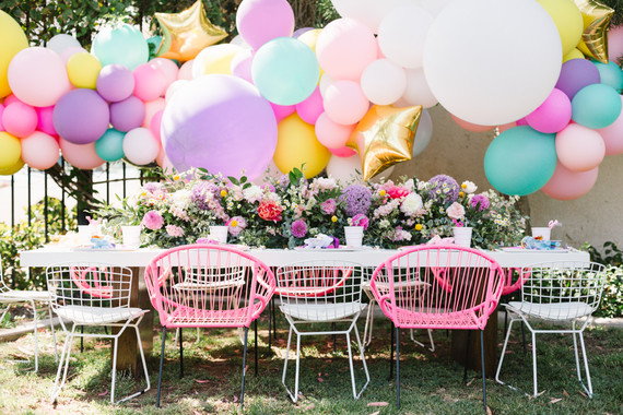 Modern girly My Little Pony birthday party