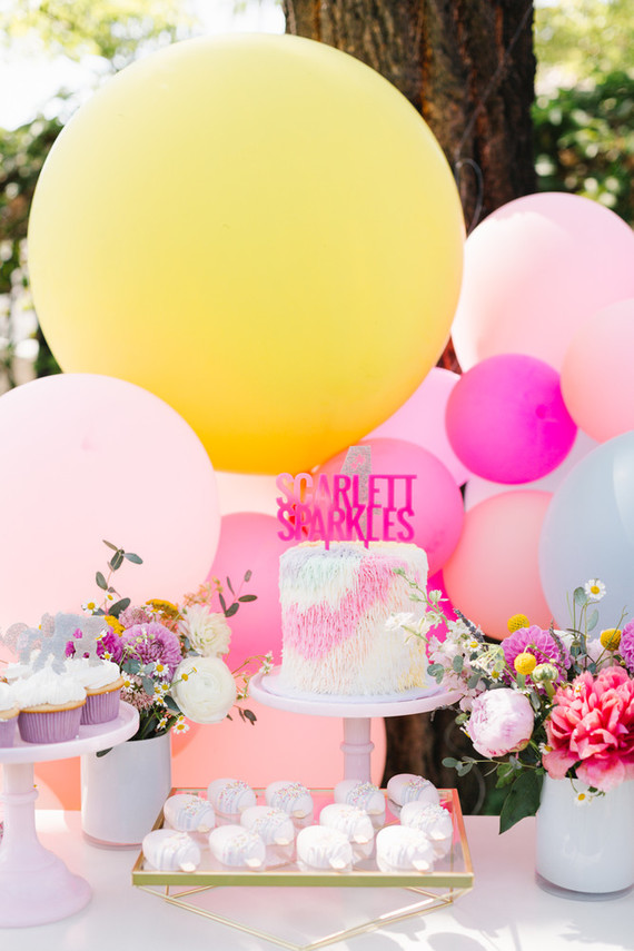 Modern girly My Little Pony birthday party