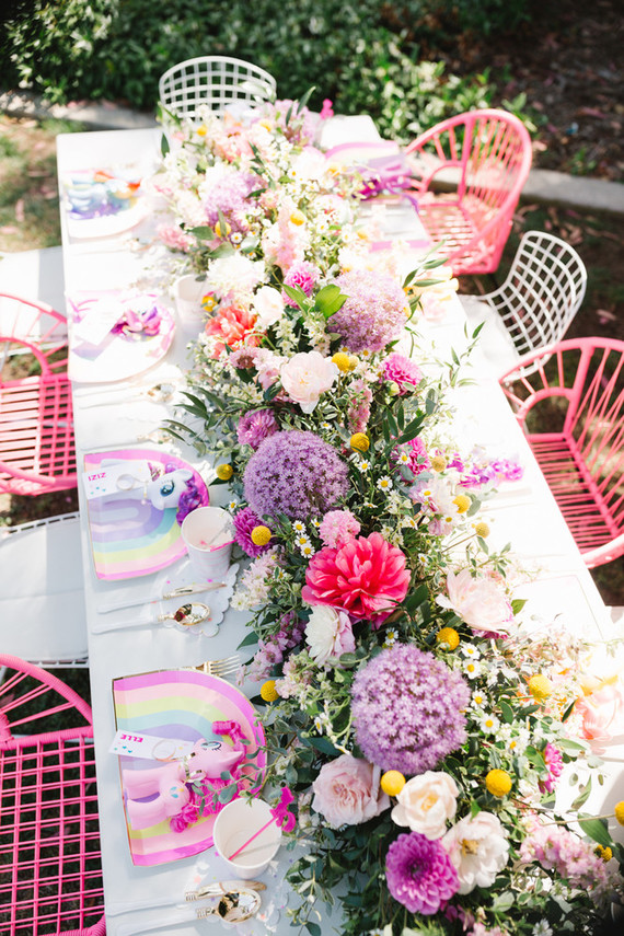 Modern girly My Little Pony birthday party
