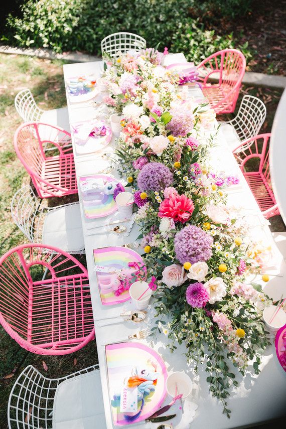 Modern girly My Little Pony birthday party