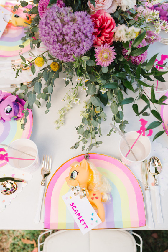 Modern girly My Little Pony birthday party