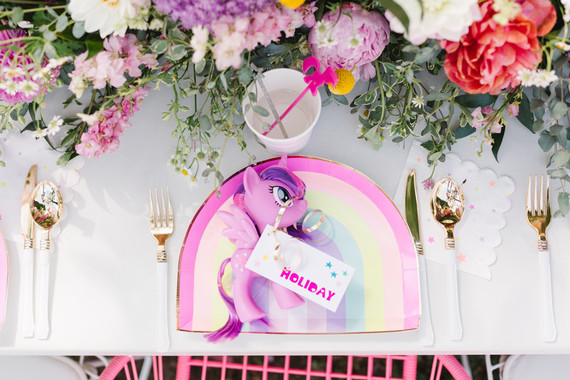 Modern girly My Little Pony birthday party