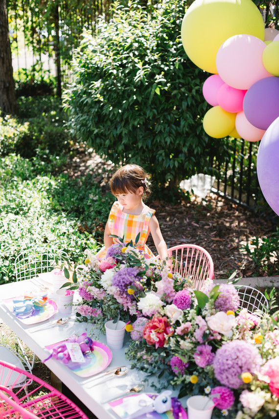 Modern girly My Little Pony birthday party