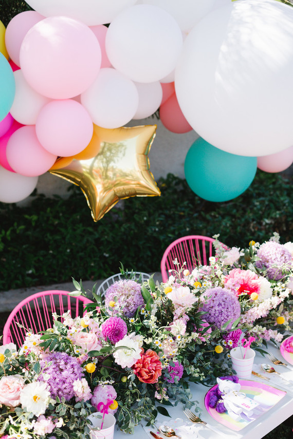 Modern girly My Little Pony birthday party