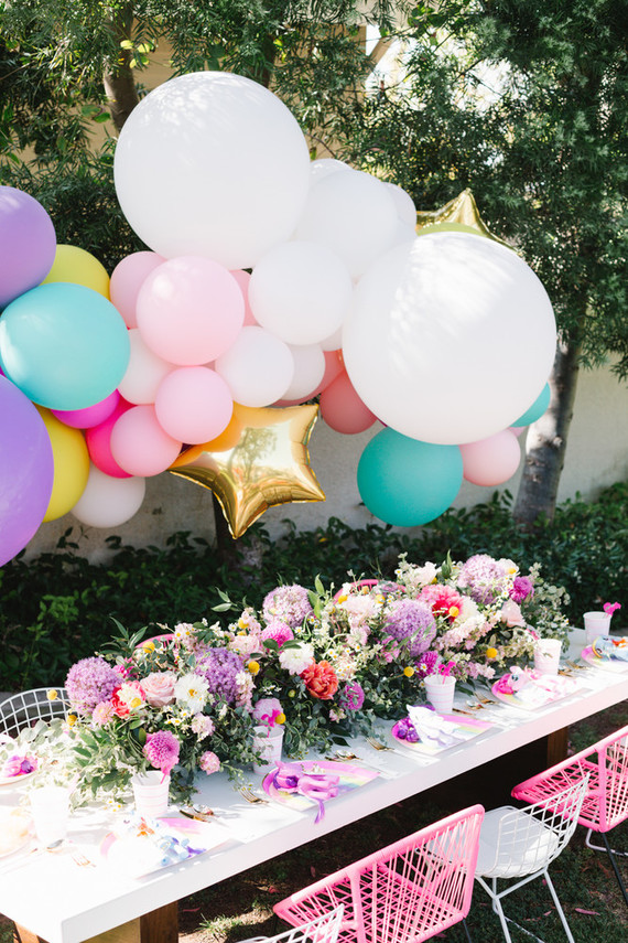 Modern girly My Little Pony birthday party