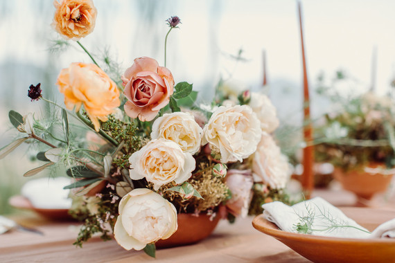 West Pinto terracotta inspired wedding editorial in West Texas