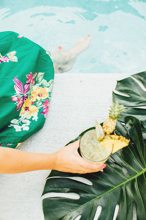 How to throw a super cute pool party bachelorette party Inspiration