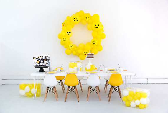 Modern Lego themed birthday party