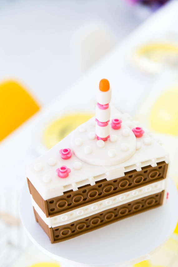 Modern Lego themed birthday party Inspiration