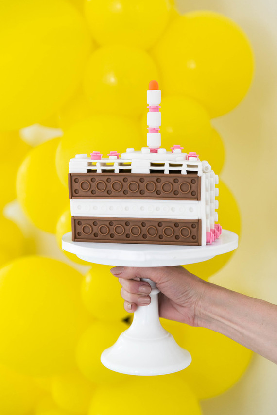 Modern Lego themed birthday party Inspiration