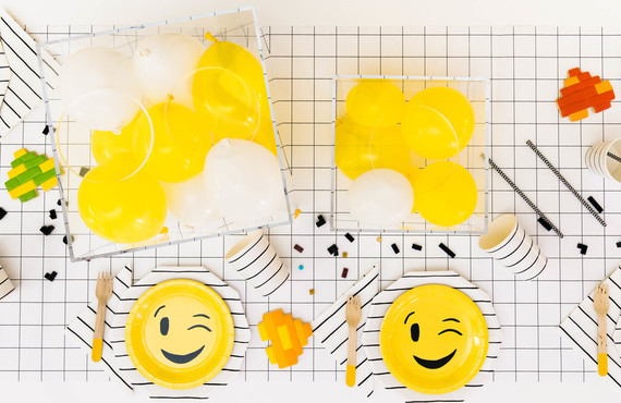 Modern Lego themed birthday party