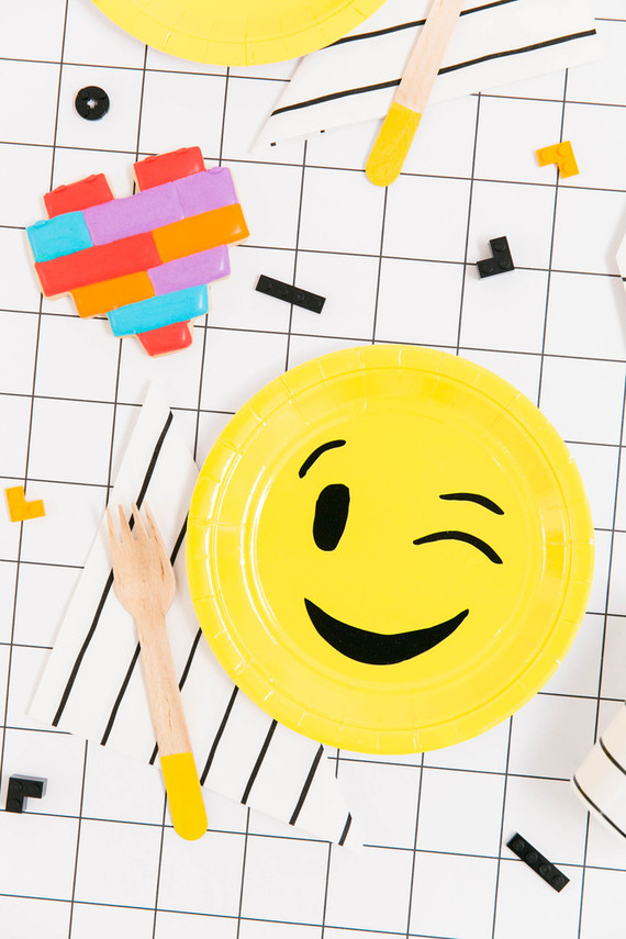 Modern Lego themed birthday party