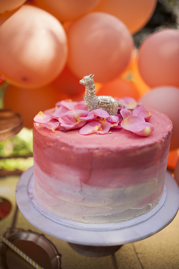 Earth tone llama themed first birthday party