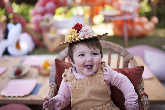 Earth tone llama themed first birthday party