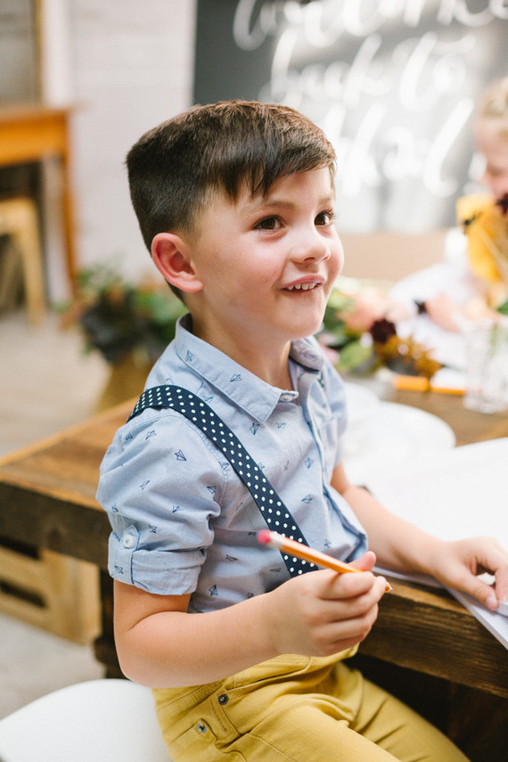 Modern back-to-school party from Beijos Events Inspiration