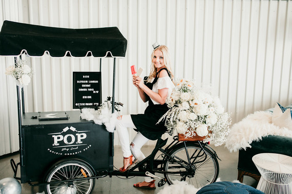 Helicopter-themed baby shower in at Hangar 21 in Orange County