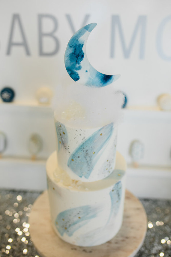 Helicopter-themed baby shower in at Hangar 21 in Orange County