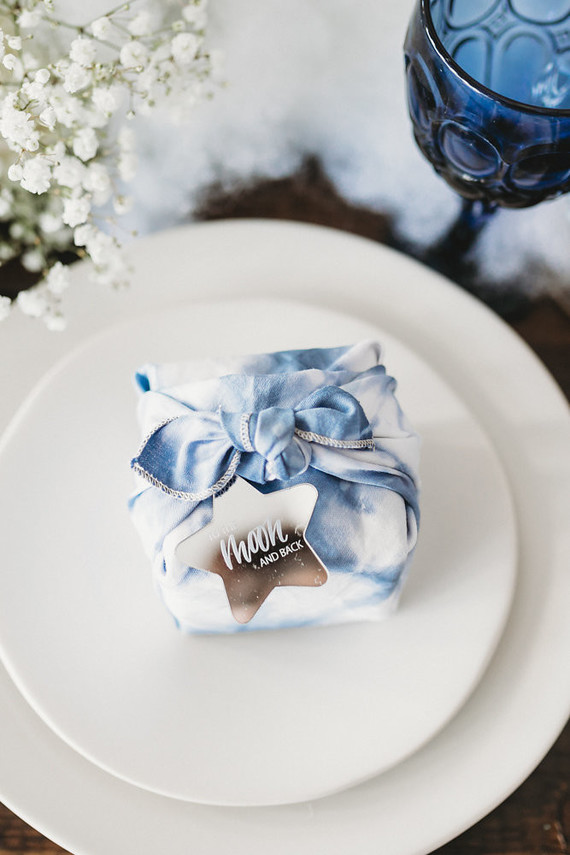 Helicopter-themed baby shower in at Hangar 21 in Orange County