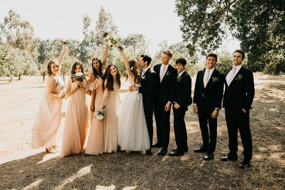 A stylish, thoughtful backyard wedding for $10K on 100 Layer Cake Inspiration