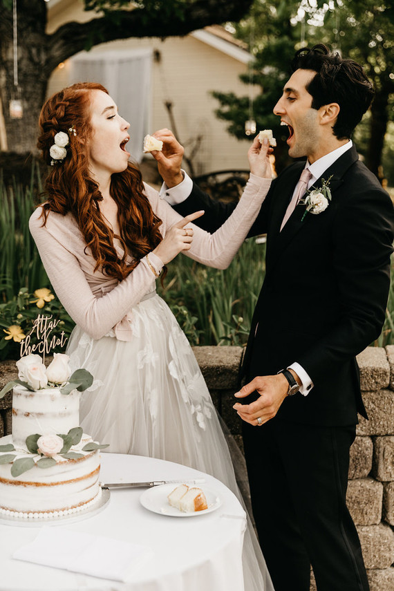 A stylish, thoughtful backyard wedding for $10K on 100 Layer Cake Inspiration
