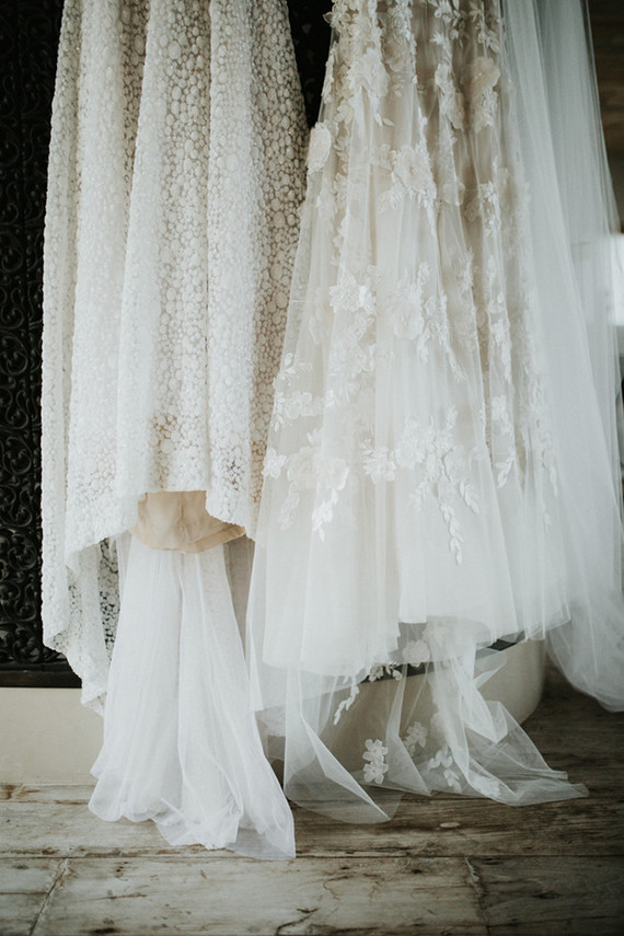 Elegant, romantic white + green wedding at Khayangan Estate in Bali