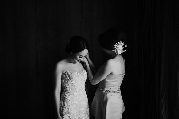 Elegant, romantic white + green wedding at Khayangan Estate in Bali