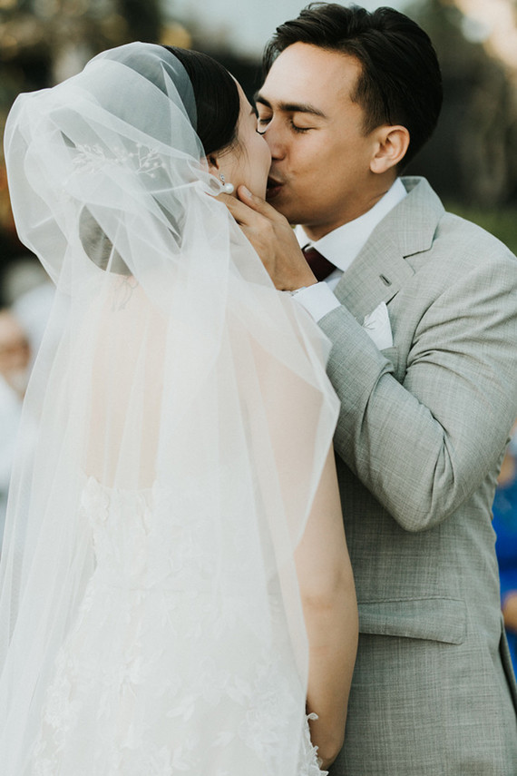 Elegant, romantic white + green wedding at Khayangan Estate in Bali