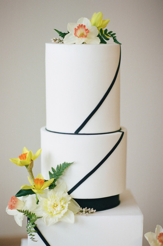 Blush + yellow wedding inspired by daffodils