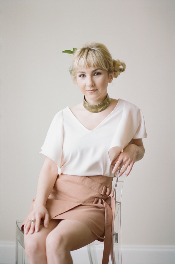 Blush + yellow wedding inspired by daffodils