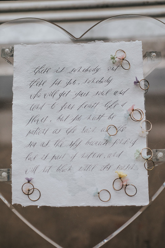 Ethereal modern bridal inspiration with tropical pink details