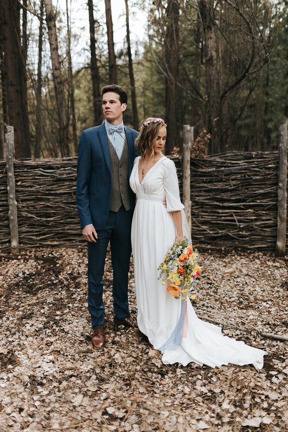 Intimate, rustic summer wedding ideas at The High Desert Museum in Bend, OR