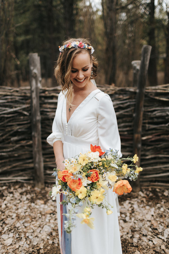 Intimate, rustic summer wedding ideas at The High Desert Museum in Bend, OR